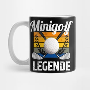 Minigolf Legende Golfball Golf Lustige Sprüche Mug